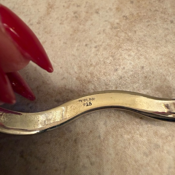 REDUCED*Silver 925 Bangles -5 Bracelets. New No scratches. Break away bangle - Picture 9 of 9